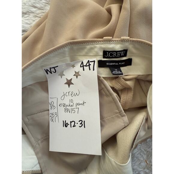 J.Crew Essentials Pant Women's 10 Tan Work Trouser 2023 - Picture 3 of 5